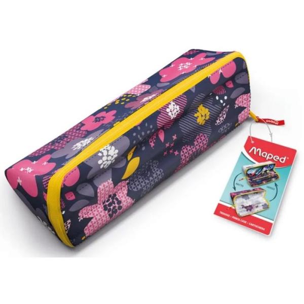 Maped Pencil Case Empty Pattern Pink