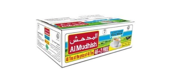 Al Mudhish Evaporated Milk 48 x 170 g