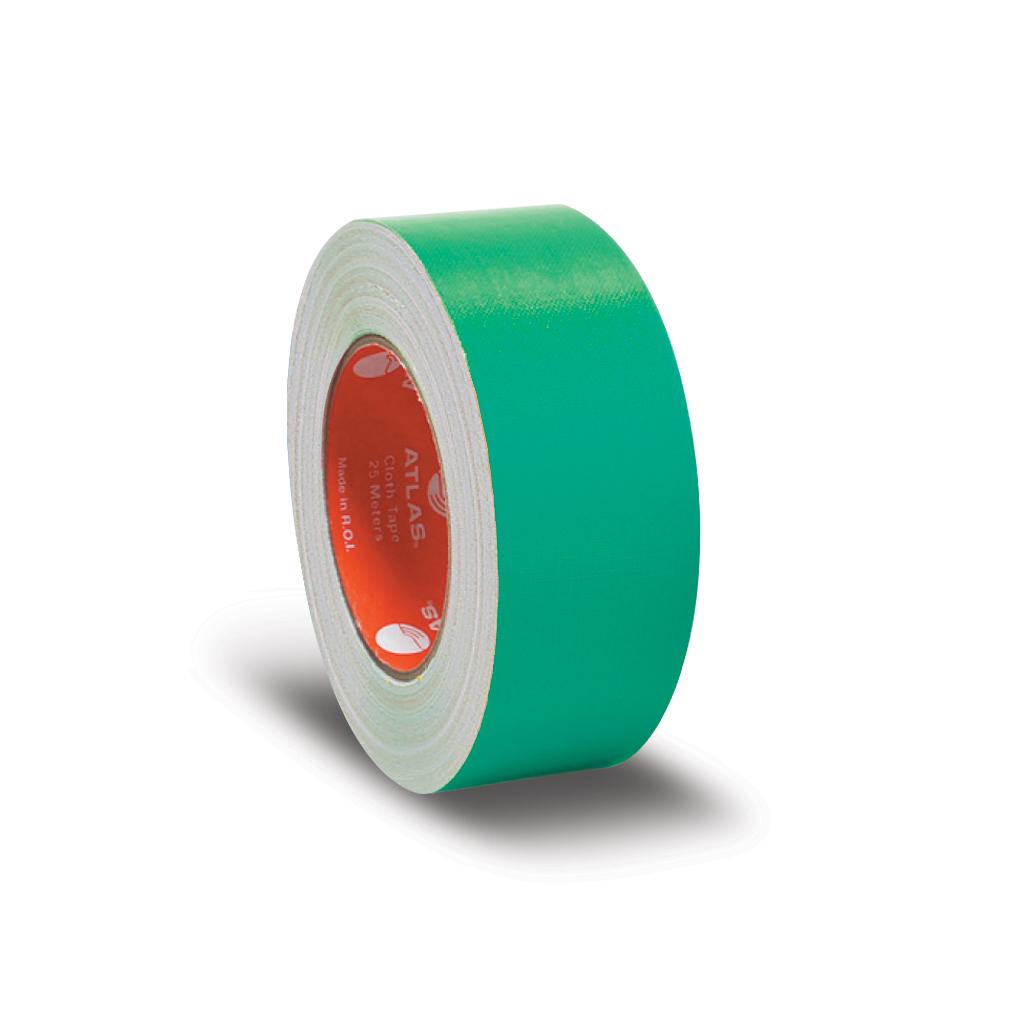 Cloth Tape 1"x25m (25mm) Green