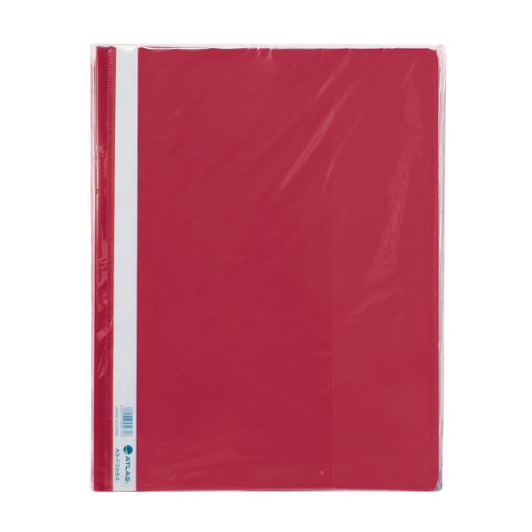 Flat File PP A4 thick w/pkt RD