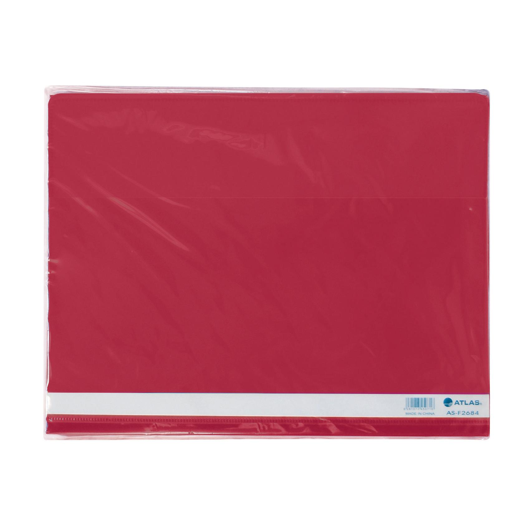 Flat File PP A4 thick w/pkt RD