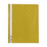 Flat File PP A4 thick w/pkt YW