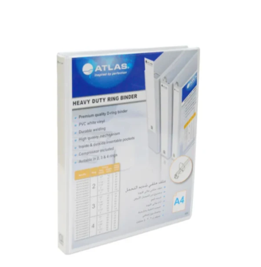 PVC 4ring A4 25mm (1") w/p WE