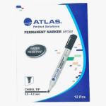 Permanent Marker Chisel DZ=12EA BK