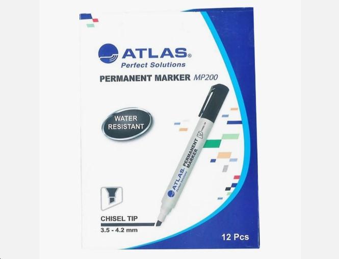 Permanent Marker Chisel DZ=12EA BK