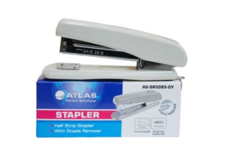 HalfStripMetalStapler W/StapleRemover GY