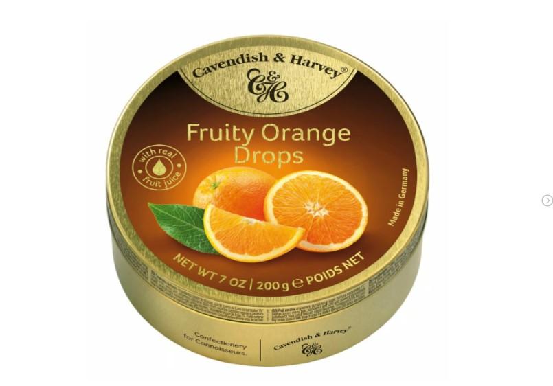 Cavendish & Harvey Orange Drop Candy 200 g