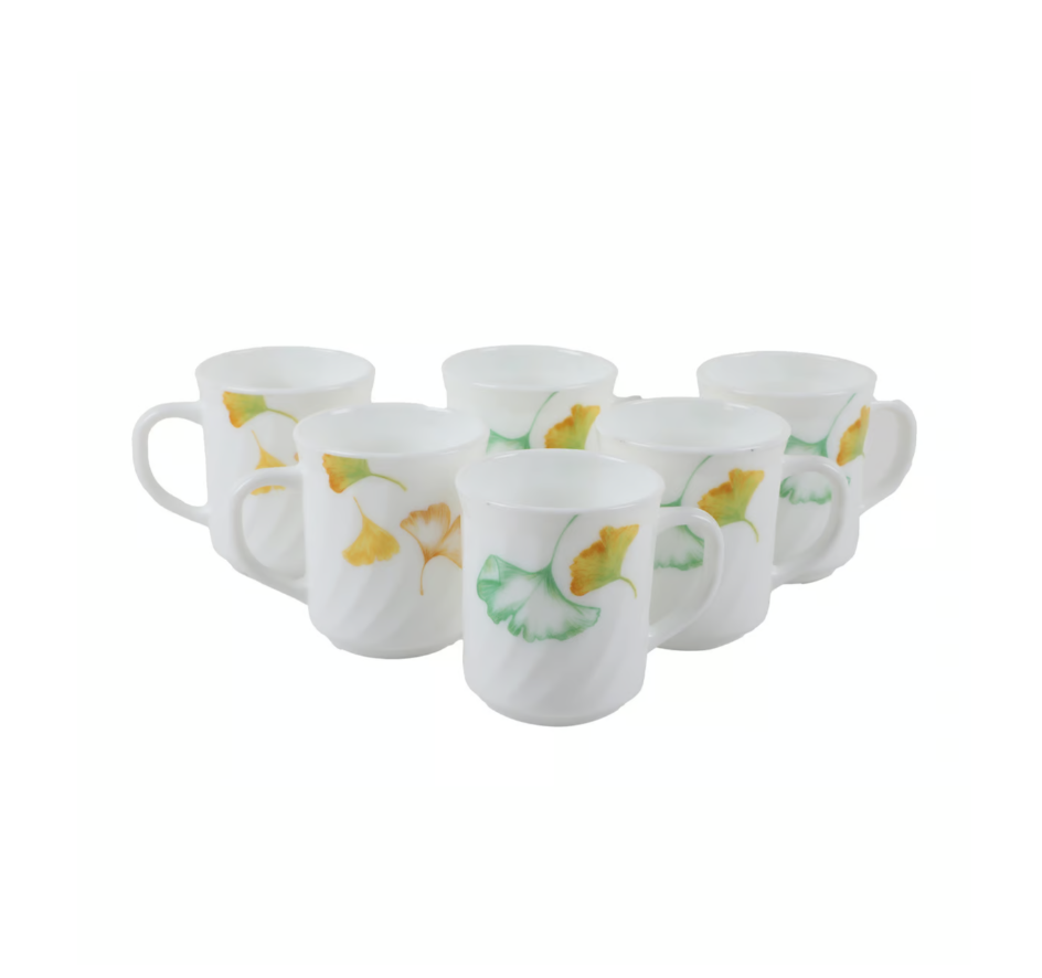 Chefline Mug 6Pc Set 250cc W6D,Assorted
