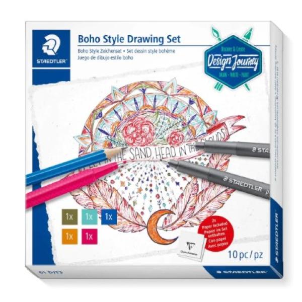 DJ Boho Style Drawing Set
