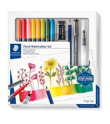 DJ Floral Watercolor Set