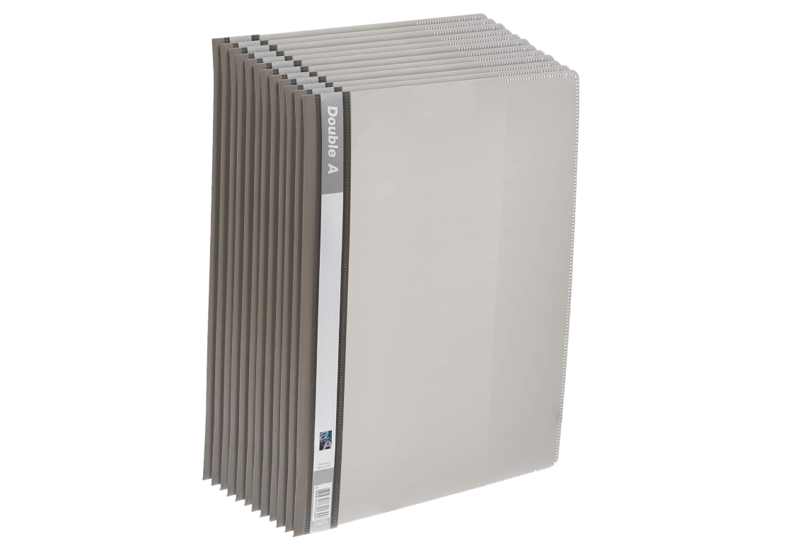 DOUBLE A Business Report File Grey 12 Piece, RF14054