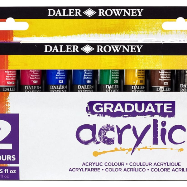 GRADUATE ACRYLIC SET 12X22ML