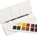 Aquafine WC 12 Half Pans Travel Set