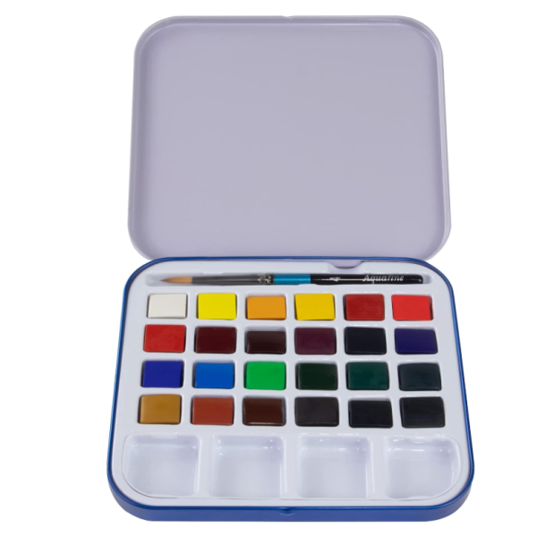 Aquafine Travel Tin Set=24 Colors