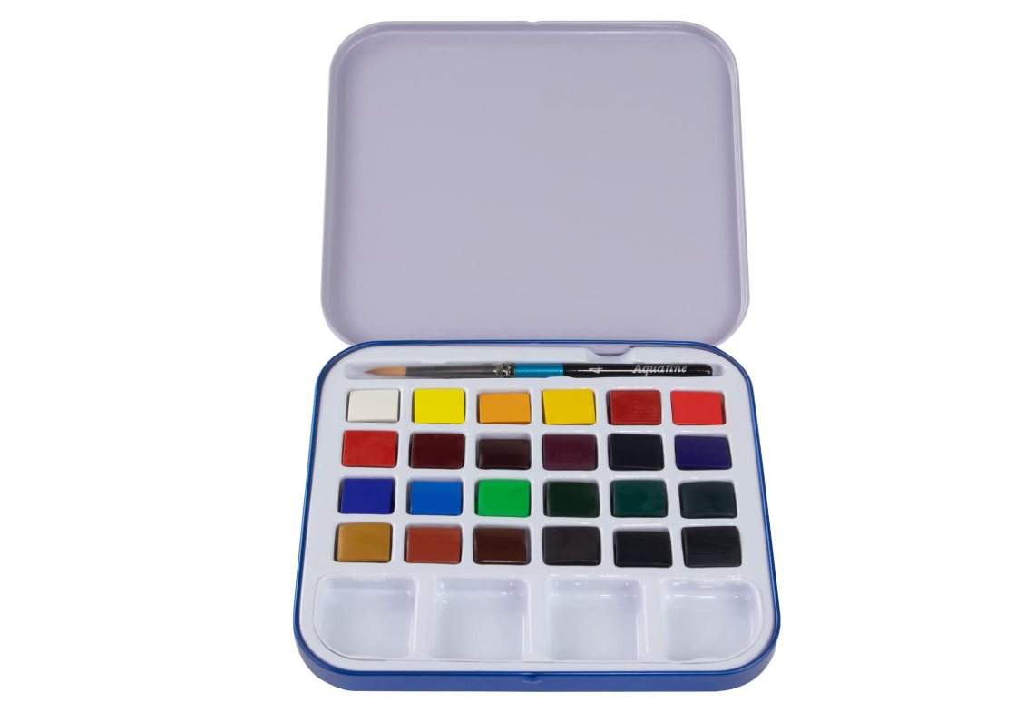 Aquafine Travel Tin Set=24 Colors