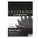 Canford Black paper pad A4