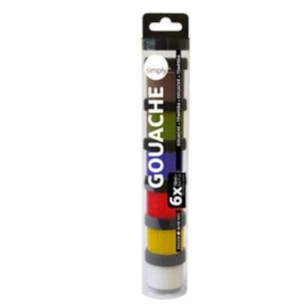 Gouache colour Set= 6x18 ml