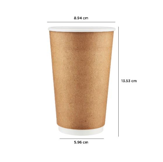 Kraft Double Wall Paper Cups