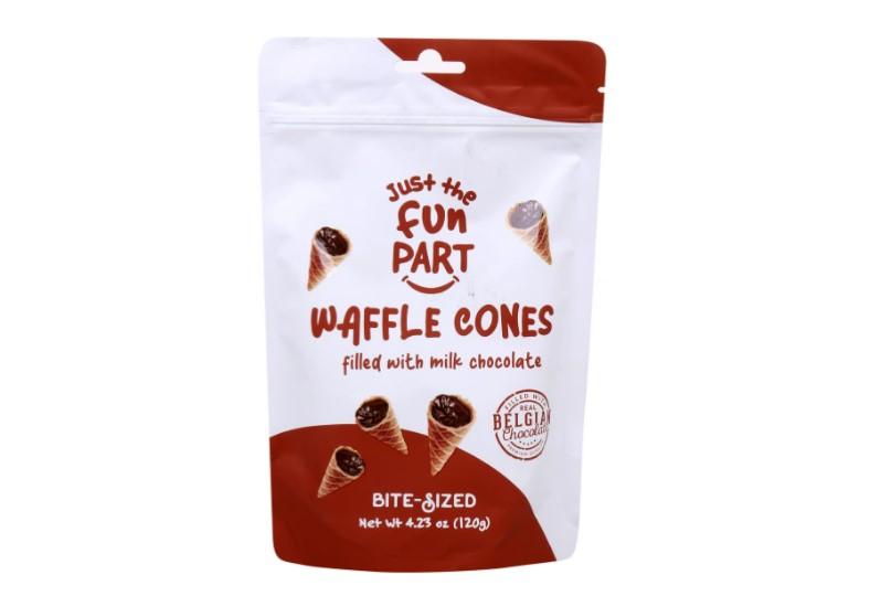 Evergreen Just The Fun Part Waffle Cones Filled With Milk Chocolate 120 g