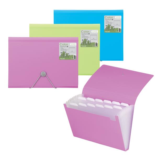 ExpndnFile13pkt W/Elastic Cord BX=9 CD
