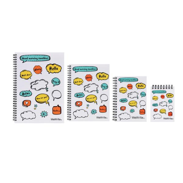 Spiral Notebook A7 60shts BX=24 FT
