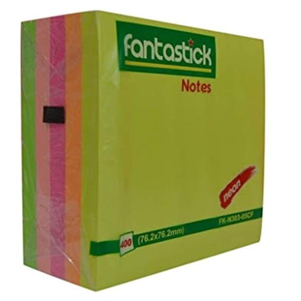 Stick Notes 3"x3" 5col. Fluor.