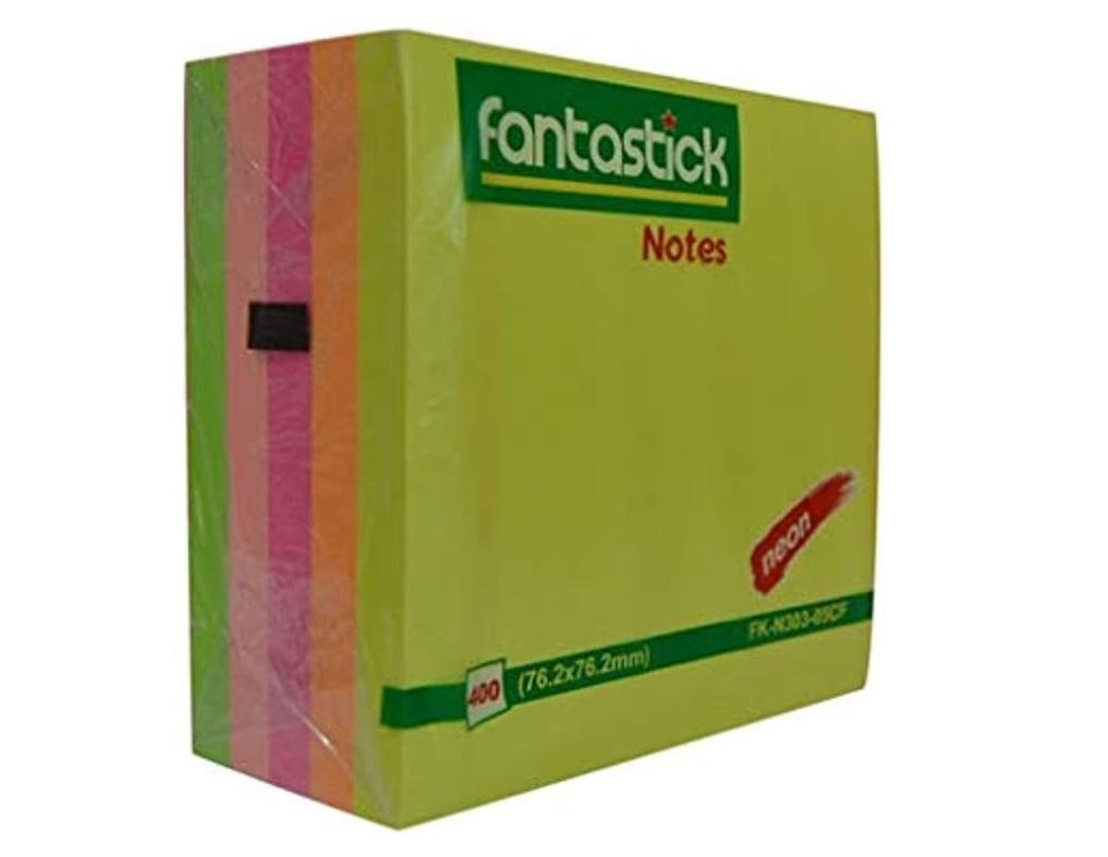 Stick Notes 3"x3" 5col. Fluor.