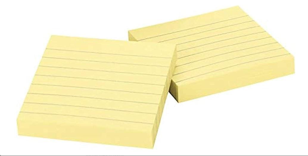 Sticky Notes 3x3 Rulled