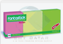 Stick Notes 1.5x2" Flur.3col (Pack=3pad)