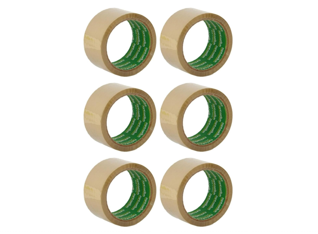 Pckg Tape 48mm*50yds Brown (Car=72rol)