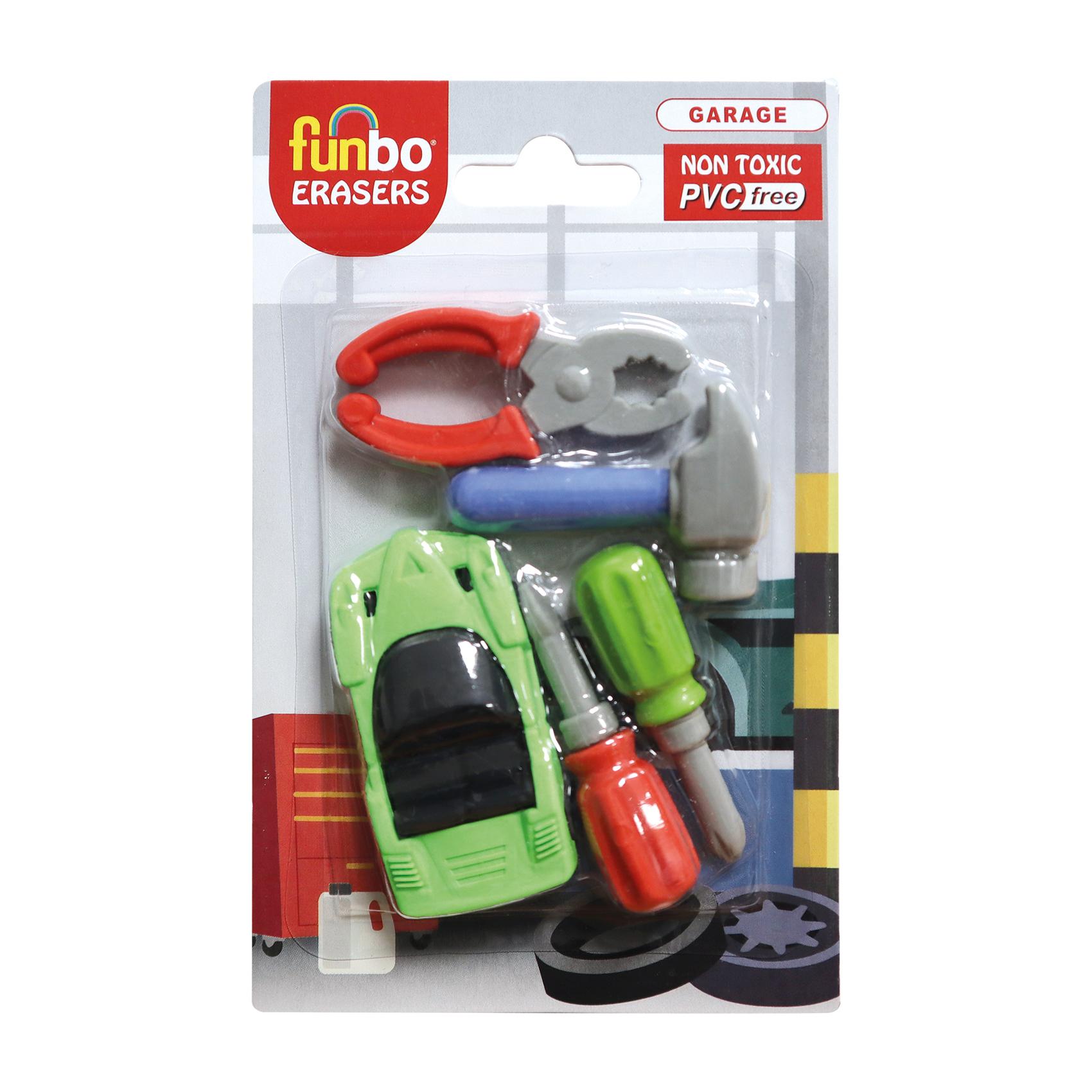3D Eraser in Blister Pack-Garage