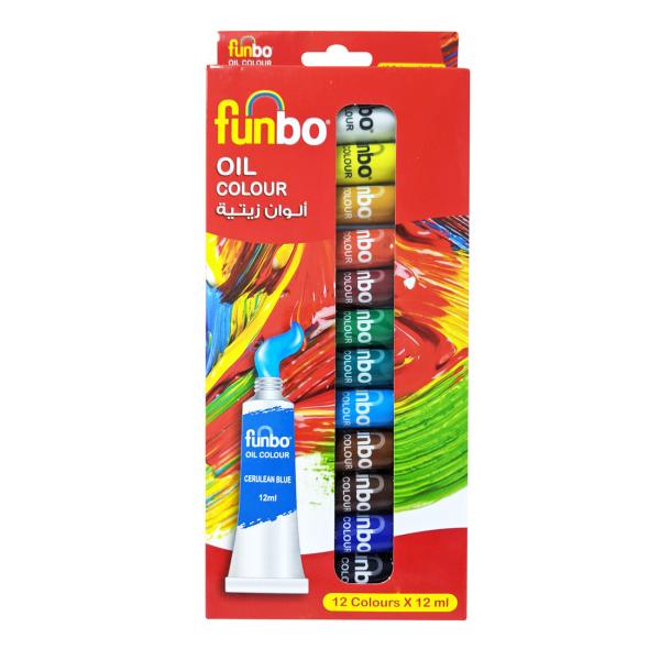 Oil Paint Set 12 col X 12ml Tubes