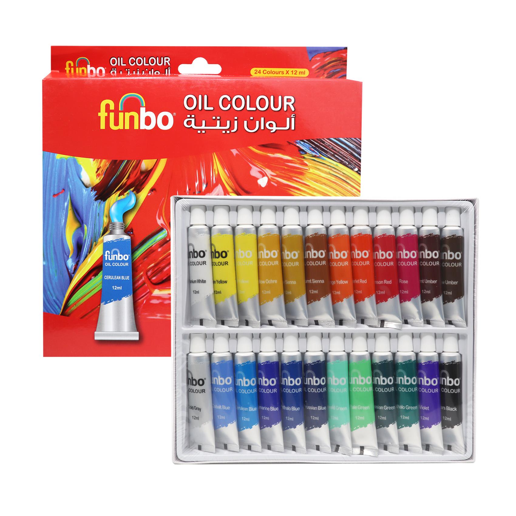 Oil Paint Set 24 col X 12ml Tubes