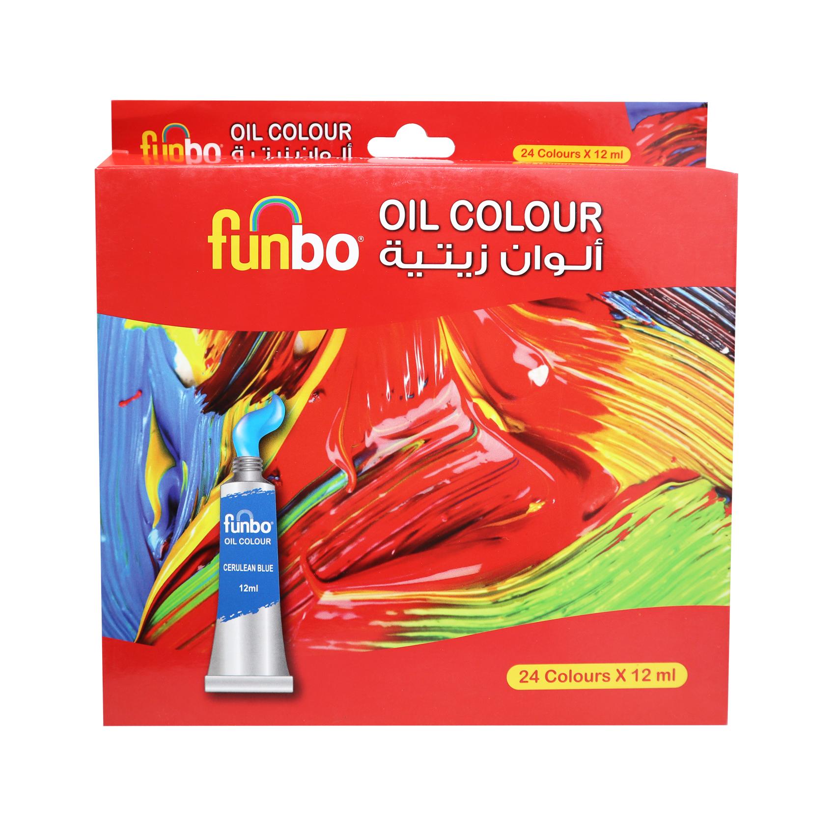 Oil Paint Set 24 col X 12ml Tubes