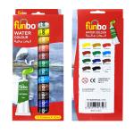 Water Col Paint Set 12 col X 12ml Tubes