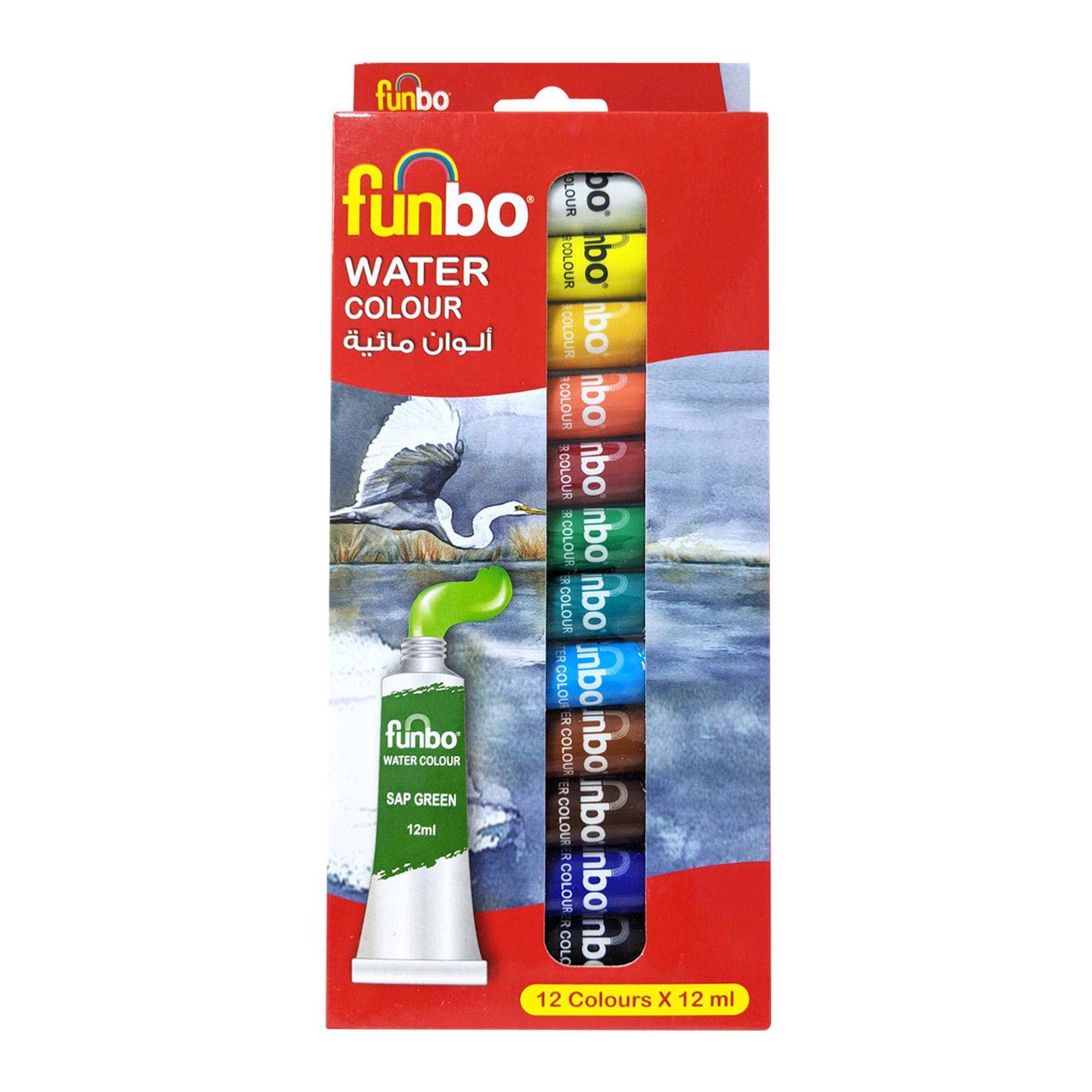 Water Col Paint Set 12 col X 12ml Tubes