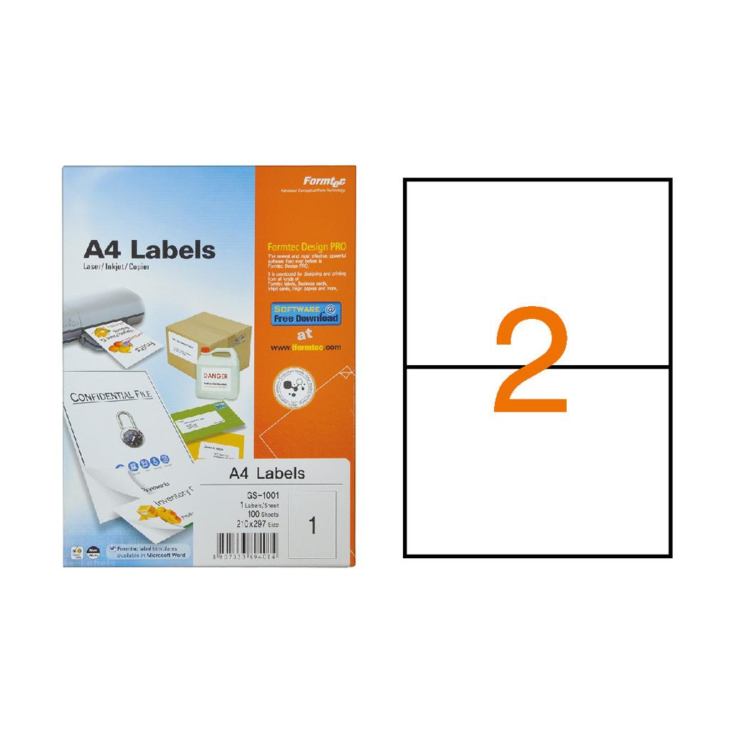 Label 200/210x148mm Bx=100sht