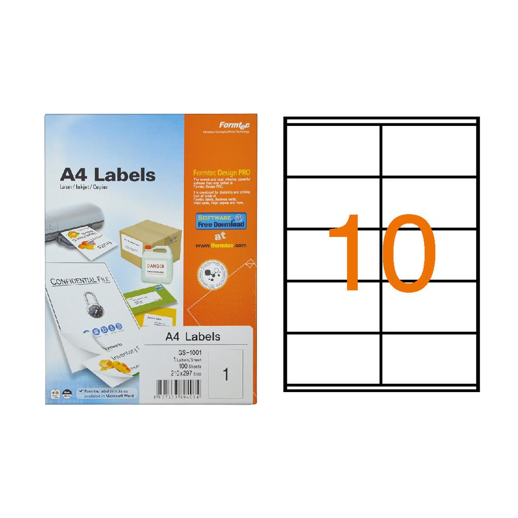 Label1000/105x57 Pkt=100sht