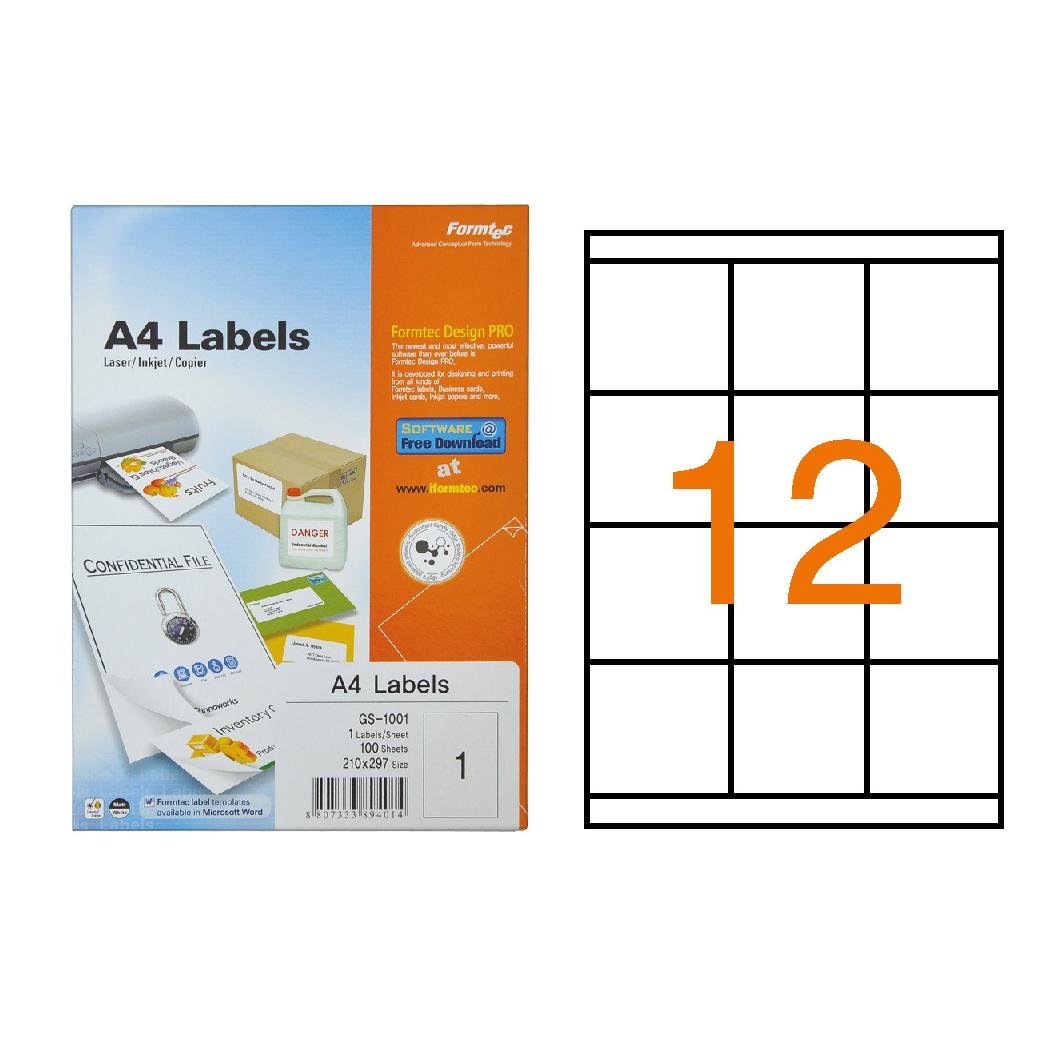 Label 1200/70x67.7mm Pkt=100sh