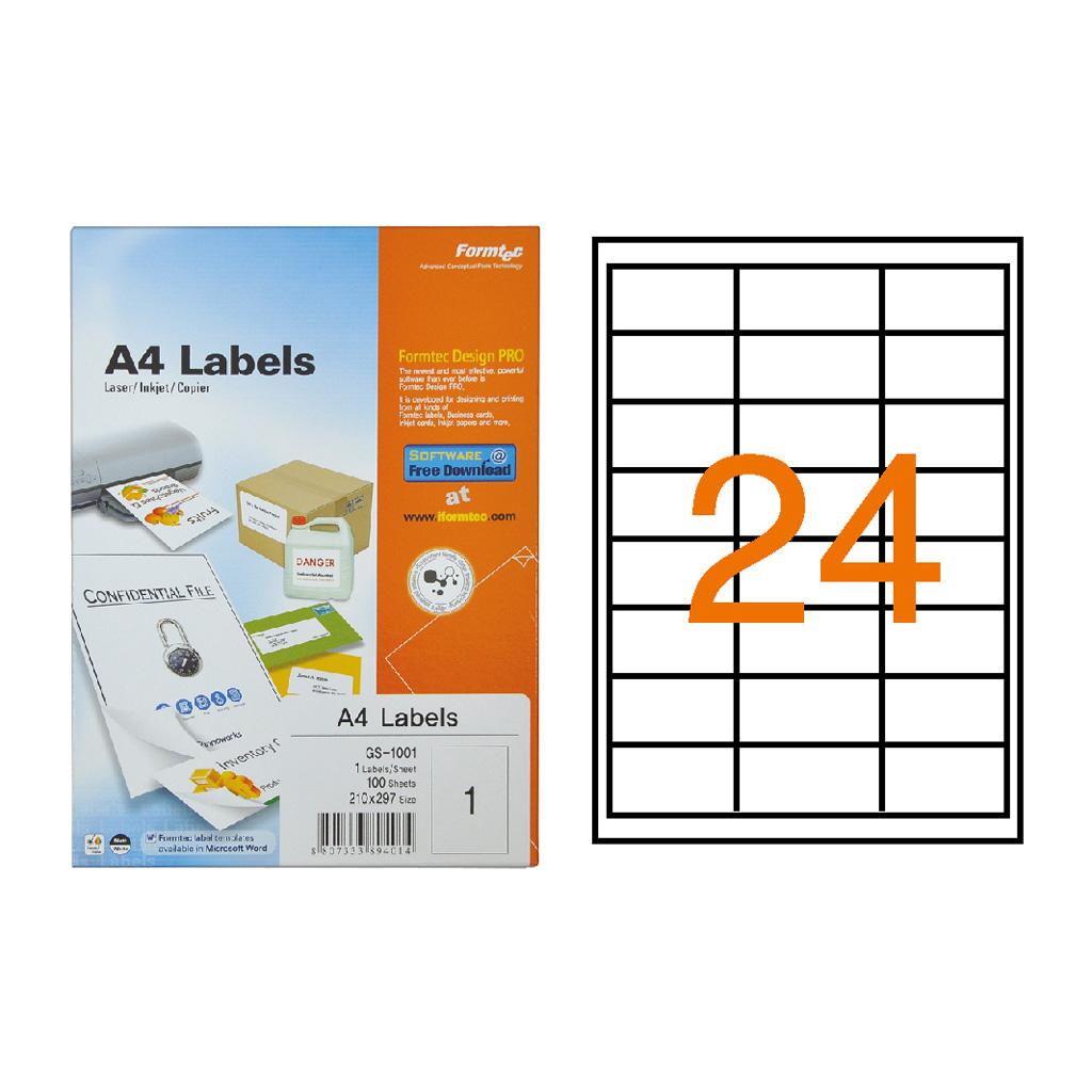 Label 2400/64.6x33.8mm Pkt=100