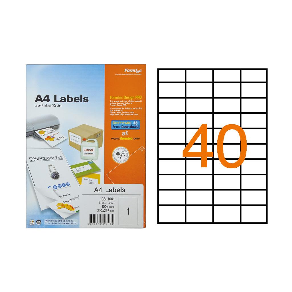 Label 4000/52x29mm Bx=100sht