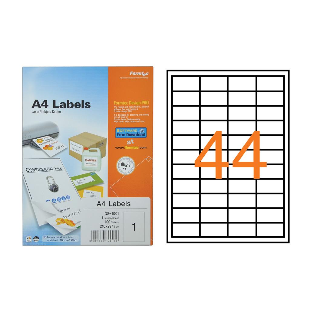 Label 4400/48x25mm Bx=100sht