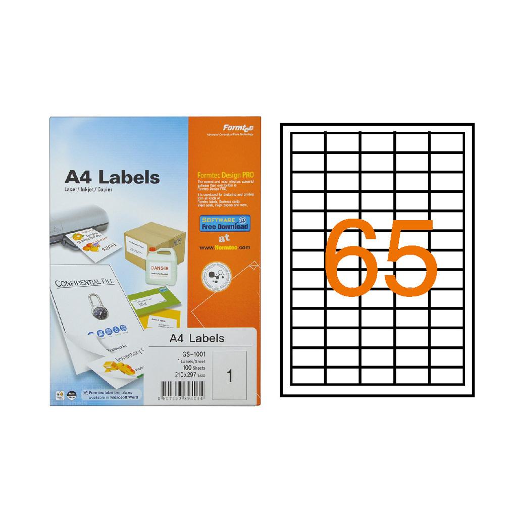 Label 6500/38x21mm Bx=100sht