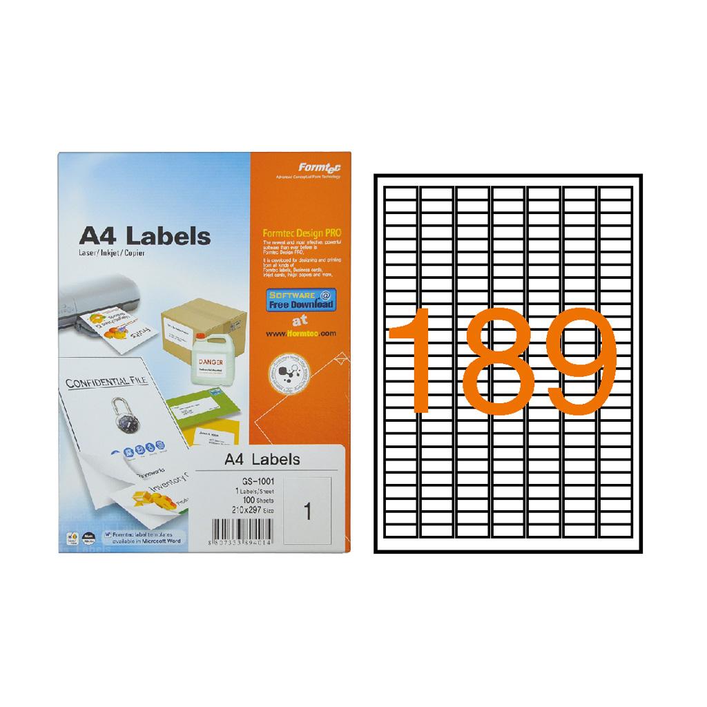 Label18900 25x10 Pkt=100sht