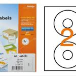 CD Label 114(17.5)mmPAK=100SHT