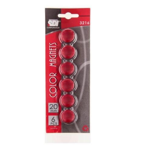 Colour Magnets 20mm Box=10bls