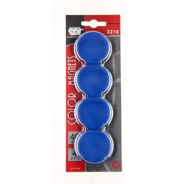 Colour Magnets 40mm Box=10bls