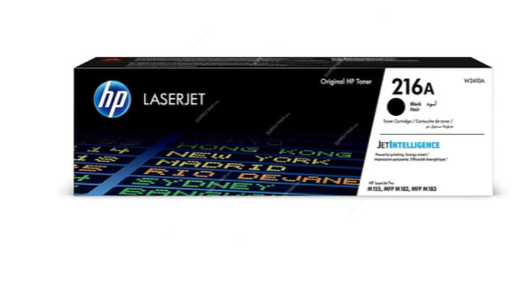 HP 216A Original LaserJet Toner Cartridge, W2410A, 1050 Pages, Black