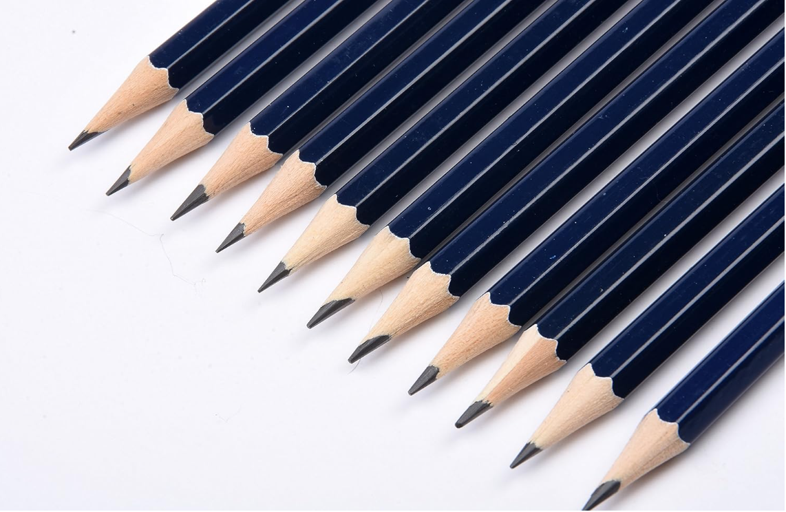 Oxford HB Pencils with Eraser Bx=12