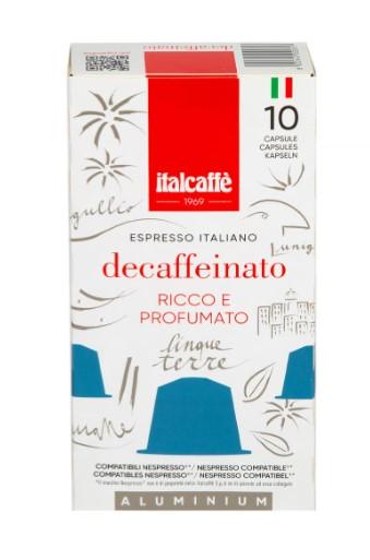 Italcaffe Espresso Italiano Decaffeinato Capsule 10pcs